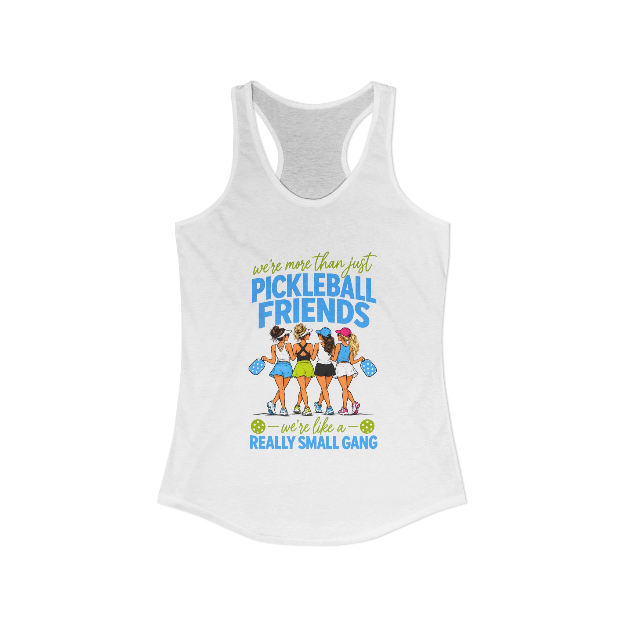More Than Pickleball Friends. Women’s Racerback Tank. - Image 2