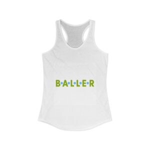 Baller. Women’s Pickleball Racerback Tank.